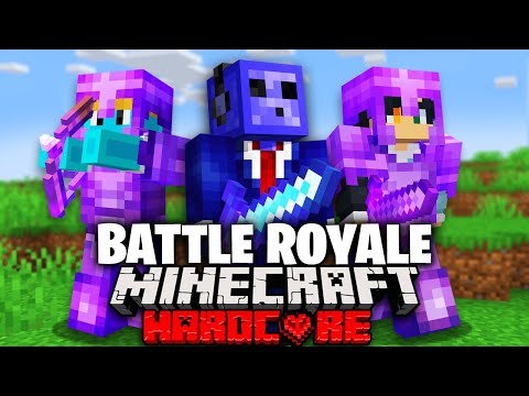 100 Players Simulate a LIVE Minecraft BATTLE ROYALE for Charity!