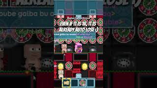 Player Got Auto Lose in 350 Dls Bet :D #howtogetdls #growtopia #growtopiacasino #reme