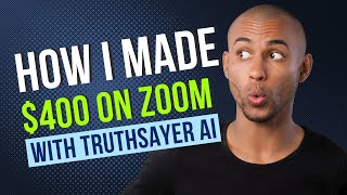 How I Made $400 on Zoom with TruthSayer AI’s Earnings AI Alert