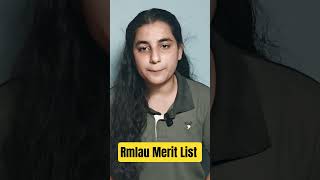RMLAU Merit List 2025 Out Now – Counselling Dates and Admission Process Details