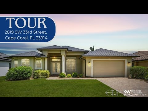 2819 SW 33rd St, Cape Coral Home Tour | Alexis Hansen May | Coastal Luxury Living Group
