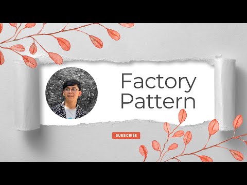 Fabrika usuli - Factory pattern | Design pattern | Creational Pattern