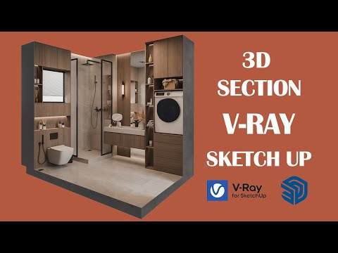 3D SECTION SKETCHUP TUTORIAL