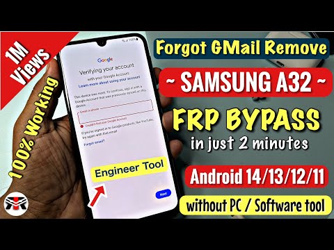 Samsung A32 FRP Bypass Android 11/12/13/14 Without PC🔥New Method 2024