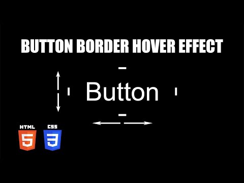 Button Border Hover Fill Effect | HTML & CSS