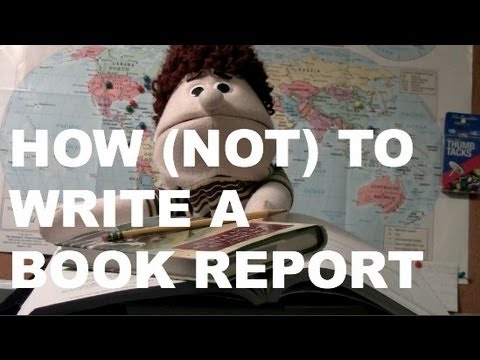 Harry Joe: How Not To Write a Book Report