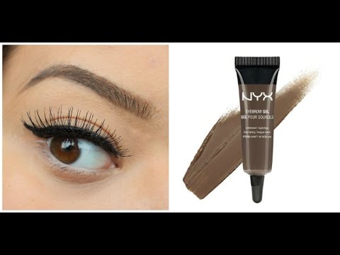 !!NYX EYEBROW GEL BRUNETTE TUTORIAL!! | MichelleRaoui