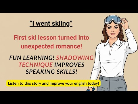I Went Skiing | Improve English Speaking With Shadowing Technique 🌟 Level 2 | English Story