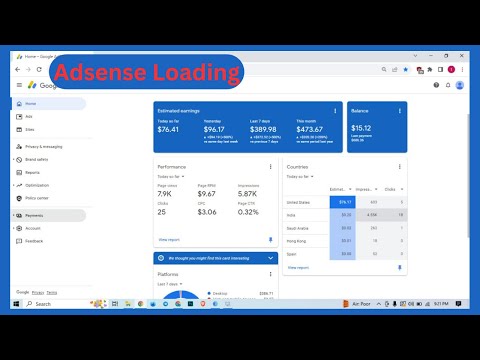 google adsense loading | google adsense loading method bangla | adsense loading trick | adsense