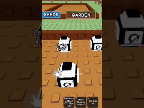 Grow A Garden Instant Hatch #growagarden #roblox #short #growagardenscript
