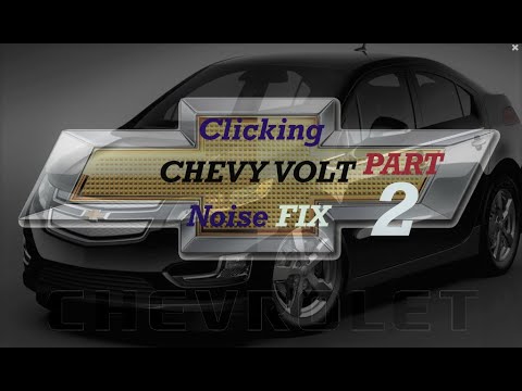 chevy volt noise - chevy volt front end clicking noise fix