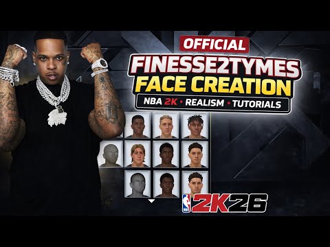 How To Make FINESSE2TYMES in NBA 2K26 (Face Creation Tutorial)