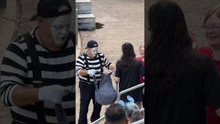 Oops I did it again 🤣😬 Tom the mime funny videos #seaworldmime #tomthemime #funny #seaworldorlando