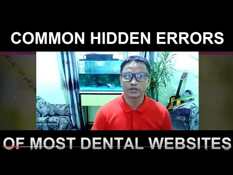 Common Hidden Errors of Dental Websites That  Most Developers  Ignored