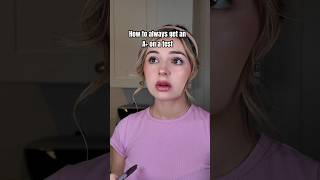 How to always get an A on a test…CREDS: @SofiManassyan #funny #skit #school #pov