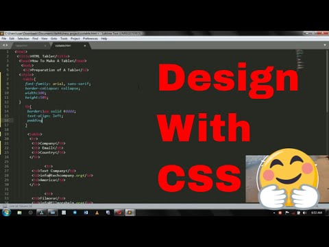 How To Design A Table With CSS