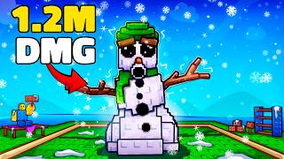 I Got Max Damage Snowman Plant on Plants vs Brainrots