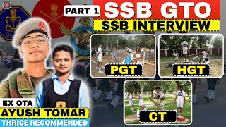SSB PGT | HGT | Command Task | FGT | SSB GTO task Analysis by Ayush sir (Ex-OTA) #ssbgto
