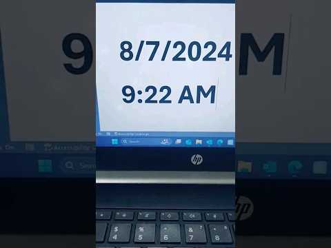 Insert Today's Date /Time in Word Shortcut (Shift + Alt + D) #WordHacks #OfficeTips #TechTips