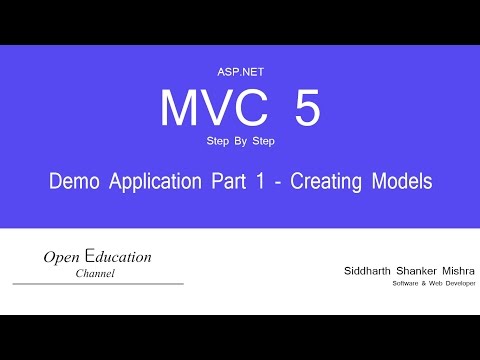 ASP.NET MVC 5 Step by Step - Part 2 - Demo Project & Models
