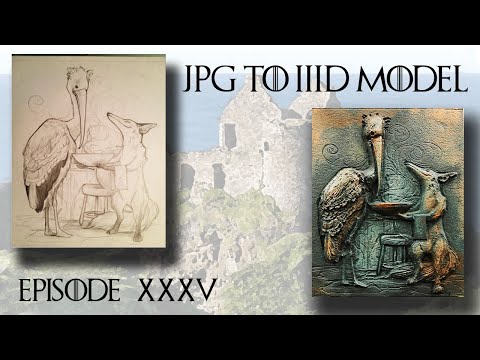 How to create a 3D model from a JPG using Vectric's Aspire