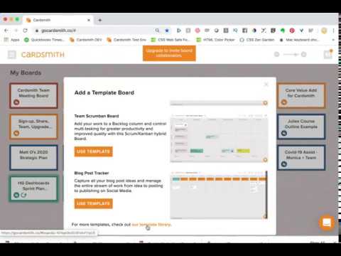 Accessing the Rapid Learning Cycles Template Boards