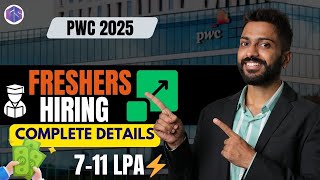 PwC Hiring Freshers⚡️🔥| Big 4 | Eligibility | Full Guidance | Must Watch