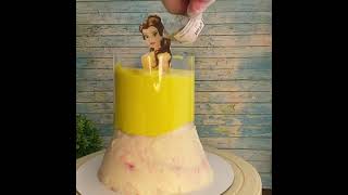 Disney Princess pull me up cake | #pullmeupcake #pullupcake #shorts