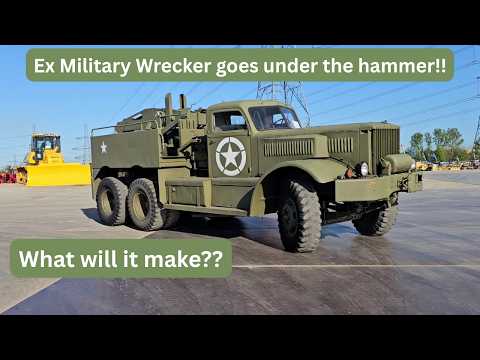 Diamond T Wrecker up for auction! What do you think it will make?? Check out the condition with me.