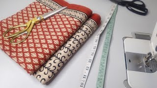 Full Front Panel Kurti Designing / Front Panel पर Printed Border से बनाएं Kameez का ख़ूबसूरत डिज़ाइन