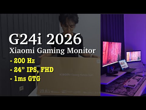Makeover setup with Xiaomi G24i 2026 Gaming Monitor 24” inch FHD IPS
