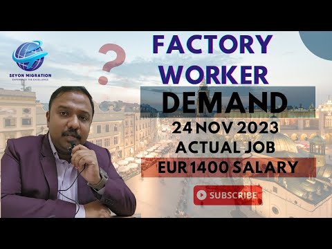 Poland Factory Worker Jobs | Salary 21 Zol Per Hour | Direct Employer Openings | #polandjobs #eujobs