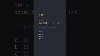 Javascript guess the output? #JavaScript#CodingChallenge#WebDev #ProgrammingQuiz #CodeLogic  #coding