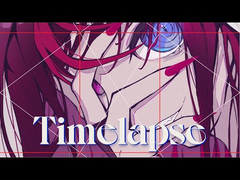 IRyS Illustration Coloring Timelapse