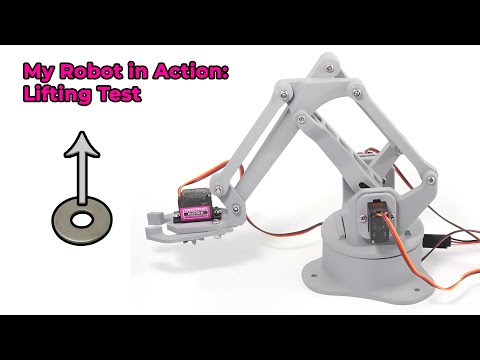 Testing the Lifting Power of the TEMU Robot Claw #robotic #arduino #roboticarm