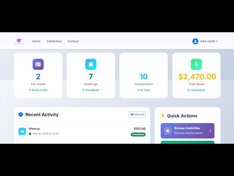 How to Design Celebrity Booking Website with Payment Integration Easily