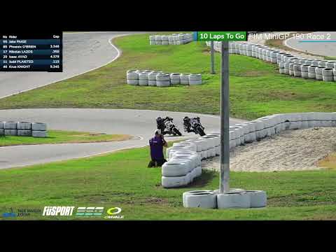 Round 2 - FIM MiniGP Australia 190cc - Race 2