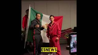 David Benavidez four-year-old son. Anthony stole a show at the GARCIA VS BARRIOS WEIGH IN