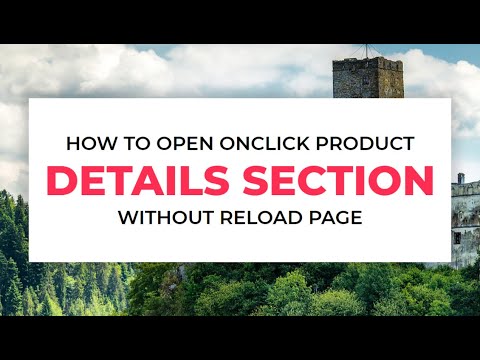 How To Open Product Box Details Without Page Reload | How To Make Ecommerce Product Box | Smart 2020