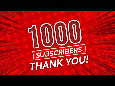 Epic Milestone Unlocked: 1,000 Subscribers Celebration!