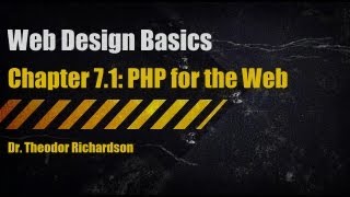 Web Design Basics: PHP for the Web