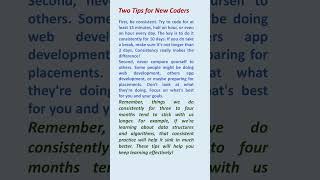 2 Powerful Coding Tips for Beginners 💻 | Learn Programming Faster! #CodingTips #programming #techtip