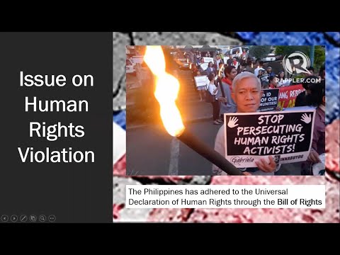 Issue on Human Rights Violation (NGEC2 Readings in Philippines History)
