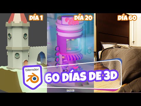 Aprendí Blender en 60 días. Este fue mi camino del 3D