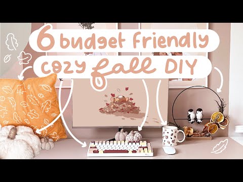 6 DIY for a cute and cozy fall on a budget 🍂