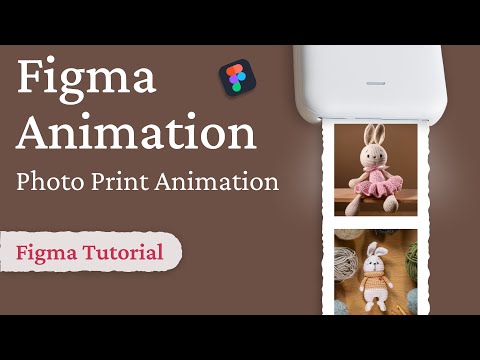 Figma Animation for Beginners | Photo Printing Animation Tutorial
