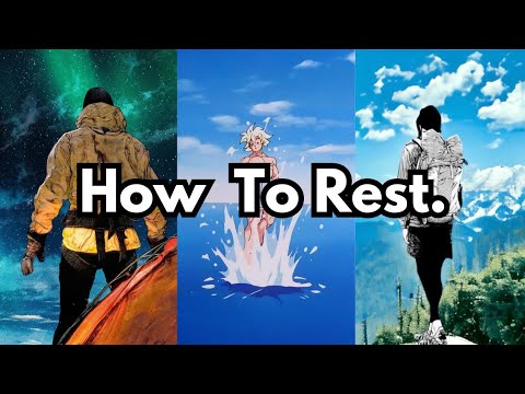 How to rest like a pro.
