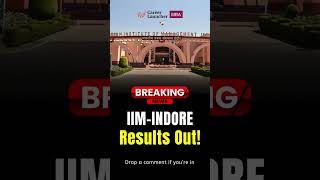 IIM Indore Final Results Are Out! | What’s Your Result? #iimindore #mba #careerlauncher #ytshorts