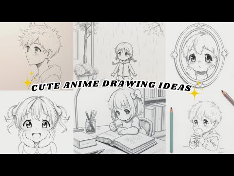 Awesome Anime Drawing Ideas You NEED to Try! Cute and Easy Anime Character Drawings