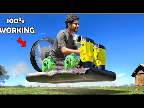 I Built a Real Howercraft Using Fan's 💯% Real || मैंने एक वास्तविक हॉवरक्राफ्ट बनाया